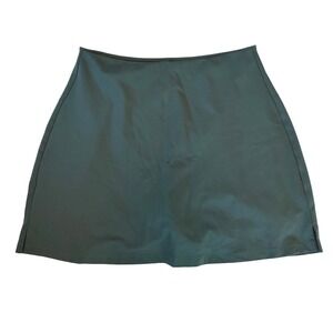 Girlfriend Collective Skort Dark Moss Green Womens Large High Rise Activewear